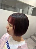 #インナーカラー#ピンクバイオレット#メテオカラー