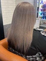 ルノン フィージュ(LUNON fieju)&nbsp;黒髪クラゲヘアーオリーブグレー小顔ココアベージュ