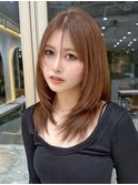【島田佑】ハッシュカットハッシュレイヤーミディアムレイヤー