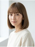 白髪ぼかしミルクティーカラー