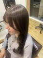 リボーン ビューティー リゾート(re-born Beauty Resort) 小顔に見せる顔周りカットと巻き仕上がりになります!