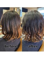モンド ヘアクリエーション 和田店(monde hair creation)&nbsp;【monde】before × after × 髪質改善