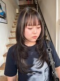 ◯ ポイントブリーチ　アクセントカラー　レイヤー　◯