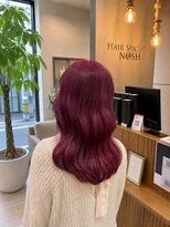 ヘアースパ ノッシュ 博多千代店(Hair Spa Nosh)&nbsp;Hair Spa Nosh 博多千代店/レッド/ダブルカラー
