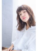 【ネオリーブ プラス】#グレージュ#ひし形シルエット#ゆるふわ