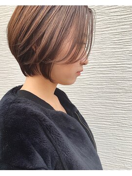 ブルー(BLUE) #BLUE ショートボブ