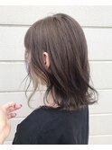 インナーカラー×ホワイトベージュ