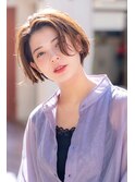 Aimee 町田　かきあげボブ×ジンジャーベージュ