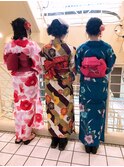 浴衣着付け&ヘアセット