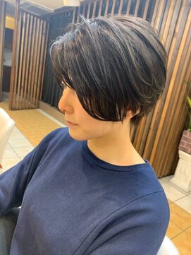 クオリス 上福岡店(QUALIS) 前下がり/小顔/ハンサムショート/ショート/ベージュ/40代50代