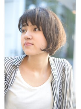 シャロン(SHARON) 【SHARON原宿】ショートスタイル×モカブラウン