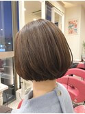 大人のミニボブスタイル