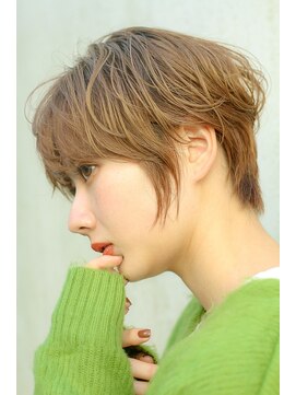 フラミューム 藤枝(flammeum) 小顔可愛い！　ベージュショート