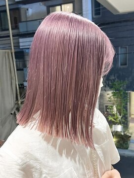 ゲーム 吉祥寺店(GAME) ダブルカラーミルクティーベージュカラーケアブリーチ韓国ボブ