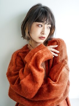 シェル 国分寺(shell) インナーカラー２０代３０代４０代小顔外ハネボブアッシュ国分寺