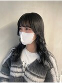 【穂乃華】大人ゆるふわ透明感暗髪ダークカラー/地毛風カラー
