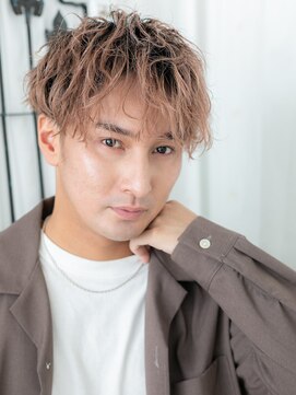 モッズヘアー メン 戸田公園店(mod's hair men) ツイストスパイラルパーマでエアー感のルーズマッシュa戸田公園