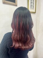 ランプ ヘアー(lamp hair)&nbsp;インナーボルドー/lamp 清水