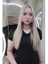 ガガ 心斎橋(GAGA)&nbsp;韓国/ハイトーンカラー/ワンホンヘア/レイヤーカット/髪質改善