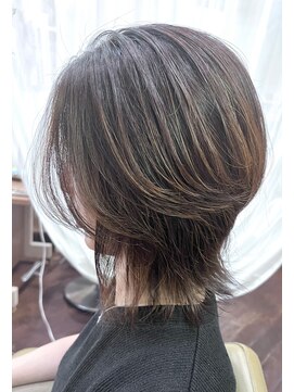 ヘアカフェ コトノハ(hair cafe Kotonoha) 【コトノハ】ボブウルフ髪質改善うるカジュアル大人かっこいい