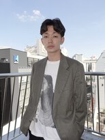 スタニング 渋谷(STUNNING.) ニュアンスパーマ/メンズカット/センターパート/渋谷