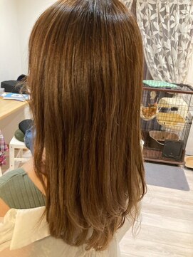 ヘアショップエヌアンドエー 久喜 栗橋店(hairshop N&A) ロングレイヤーカット×グラデーション透明感カラー