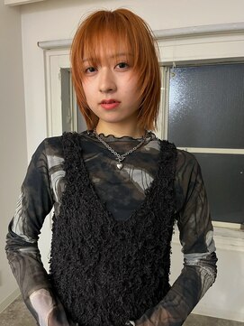 ソイ コンク 下北沢(soi conc) レイヤーボブ/オレンジベージュ__下北沢