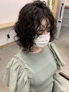 キューズ クラブ(cuz KLUB) 【cuzKLUB】ボブ×スパイラルパーマ*池袋