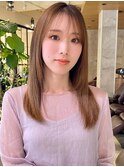 韓国レイヤーカット/ミディアムレイヤー/レイヤーカット