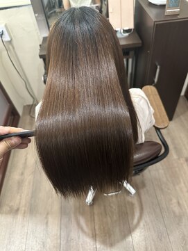 ライフ 四条畷店(Lyfe) 艶髪似合わせレイヤーカット_ブラウンカラーメルティカラー_464