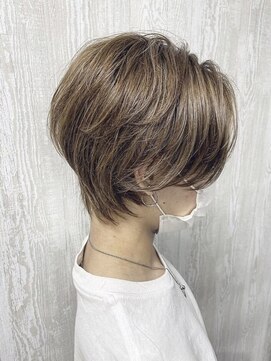 テーラヘアー つくば研究学園店(TELA HAIR) くびれハンサムショート【TELA HAIR つくば研究学園】
