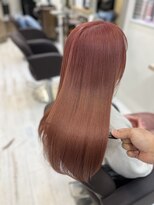 アオカマクラ(a-o Kamakura)&nbsp;髪質改善 コーラルピンクカラー