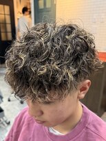 アミーゴ(AMIGO)&nbsp;ベージュハイライト×スペインカール