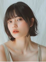 フレイムス 高崎(Frames)&nbsp;20代30代40代★大人可愛いモテ髪耳掛けヘア外ハネボブ