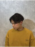 ツイストスパイラルパーマ/センターパート