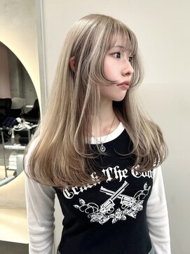 ソル バロール 表参道(SOL .valor) 表参道ハイトーンカラーブロンドワンホンレイヤーシルバー韓国