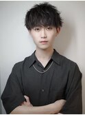 黒髪/マッシュ/韓国/パーマ