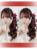 ヘアセット専門店 ナゴミ 池袋店(nagomi)&nbsp;サイドハートポニー