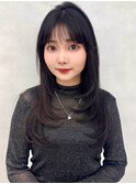 韓国レイヤー/ワインレッド/マロンベージュ/イメチェン/八幡山