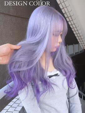 イエナ 渋谷(IENA) デザインカラーケアブリーチダブルカラーパープルラベンダー