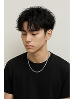 アラレ(ARARE)&nbsp;ニュアンスパーマ×ツーブロック