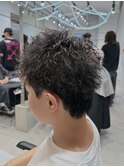 渋谷スパイキーパーマスパイキーショートパーマ刈り上げショート