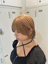 バサ ANNEX店(BASSA)&nbsp;大人可愛い内巻きボブ/顔周り似合わせ/ミルクティーカラー