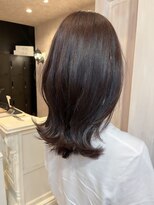 キャアリー(Caary)&nbsp;福山人気10代20代30代セミロング艶っぽチョコレートブラウン美髪