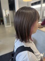 ゴットラトゥール(GOTTO LATOUR)&nbsp;インナーカラーピンク/きりっぱなし/外ハネ