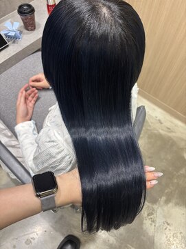 ユーフォリア 新宿通り(Euphoria) ネイビー/ブルーブラック/ダブルカラー/ブルーカラー