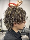 MEN’S HAIR/波巻ツイストスパイラル/フェザーパーマ/渋谷