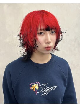スノットバイガルテ(SNOT by GARTE) デザインカラー/セクションカラー/ウルフカット/姫カット