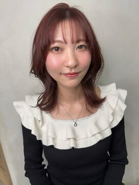 カーム(calm) 着物ヘア/大人ガーリー/ダークアッシュ/似合わせカット/鹿島田