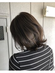 【本日のお客様☆】ラフなスタイリングが楽で大人可愛いボブ☆